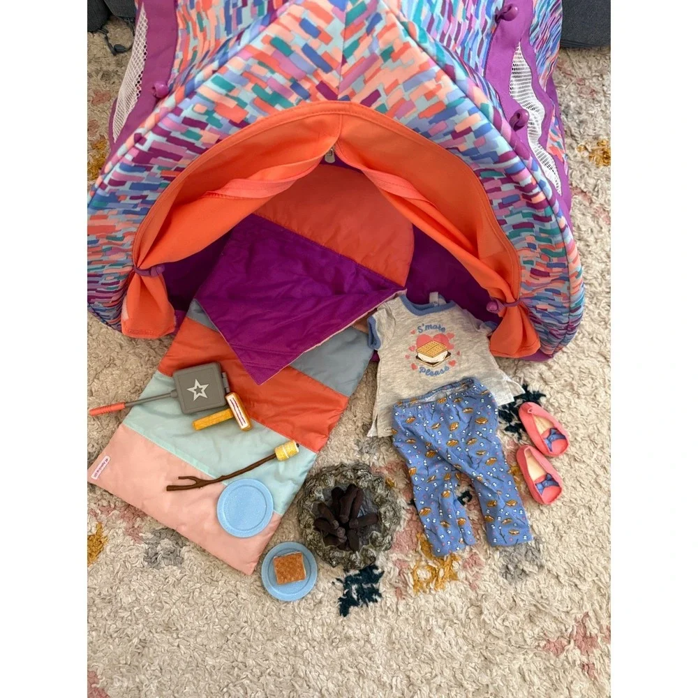 American Girl S'more Fun Camping Set & Pajamas Set